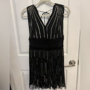 cecilia de bucourt black beaded dress